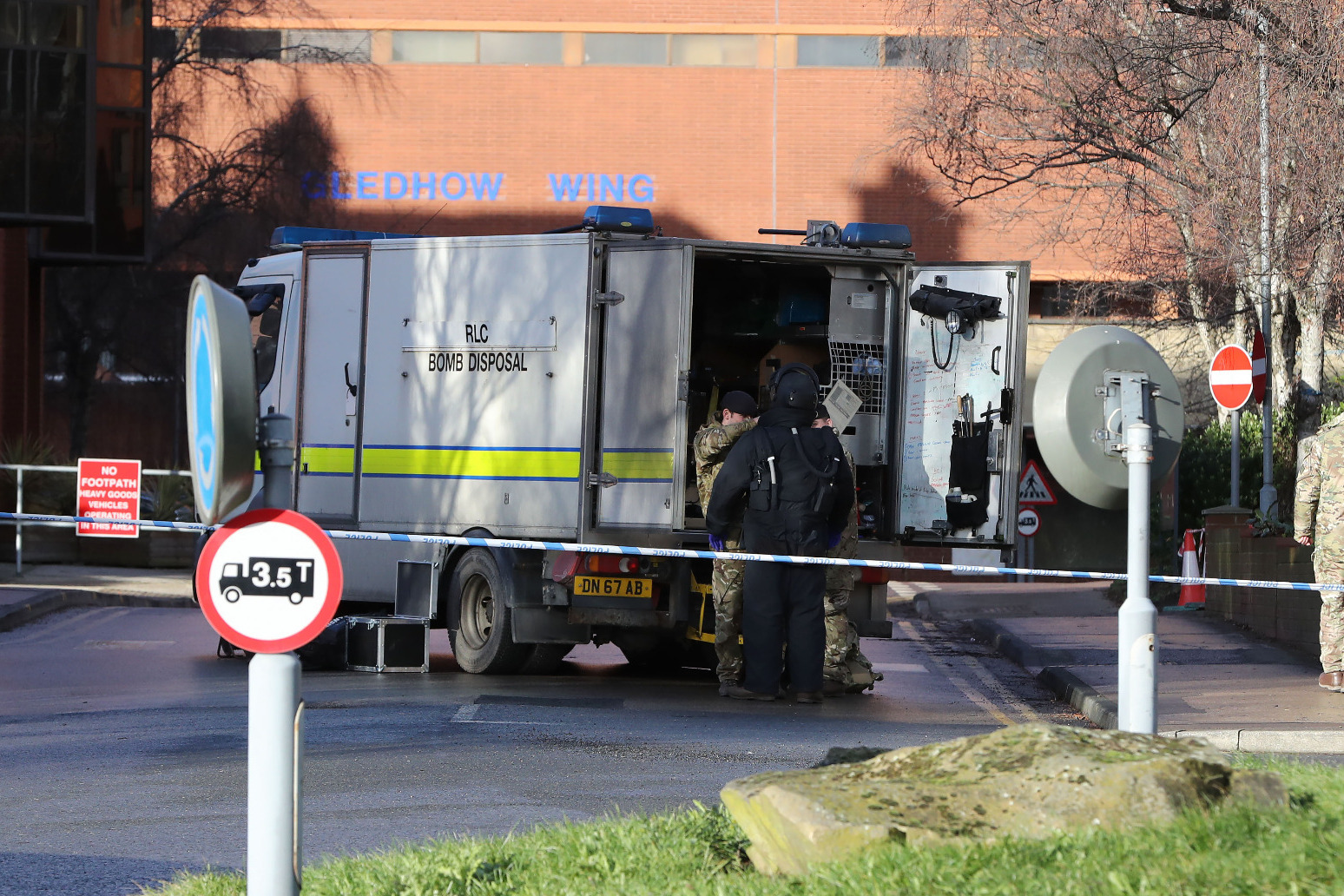 Counter-terror arrest after suspicious package sparks maternity ward evacuation 
