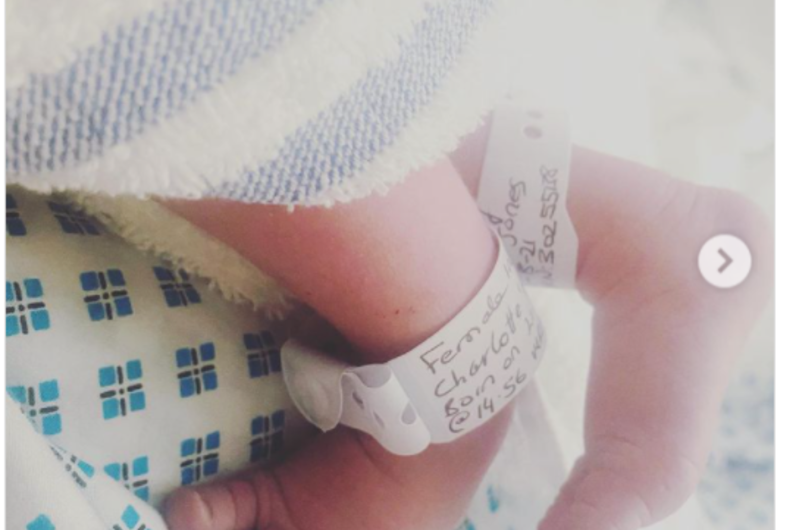TV presenter Alex Jones has given birth to her third child 
