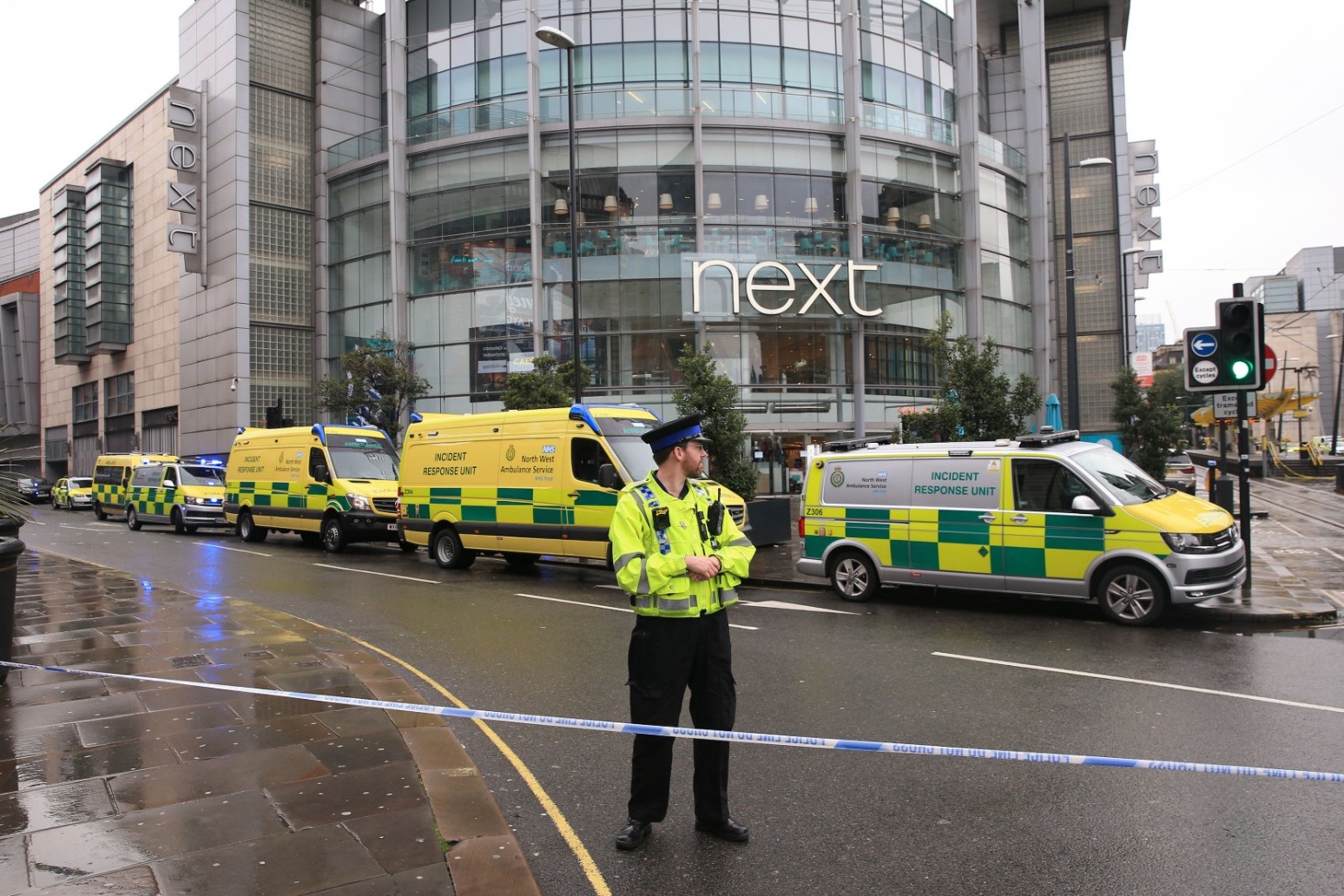 MANCHESTER SHOPPING CENTRE STABBING: REACTION 