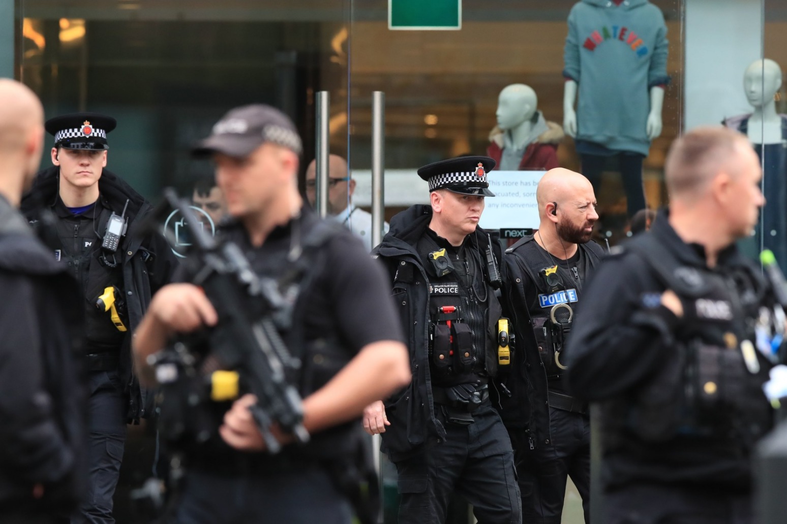 ANTI TERROR POLICE INVESTIGATE MANCHESTER ATTACK 