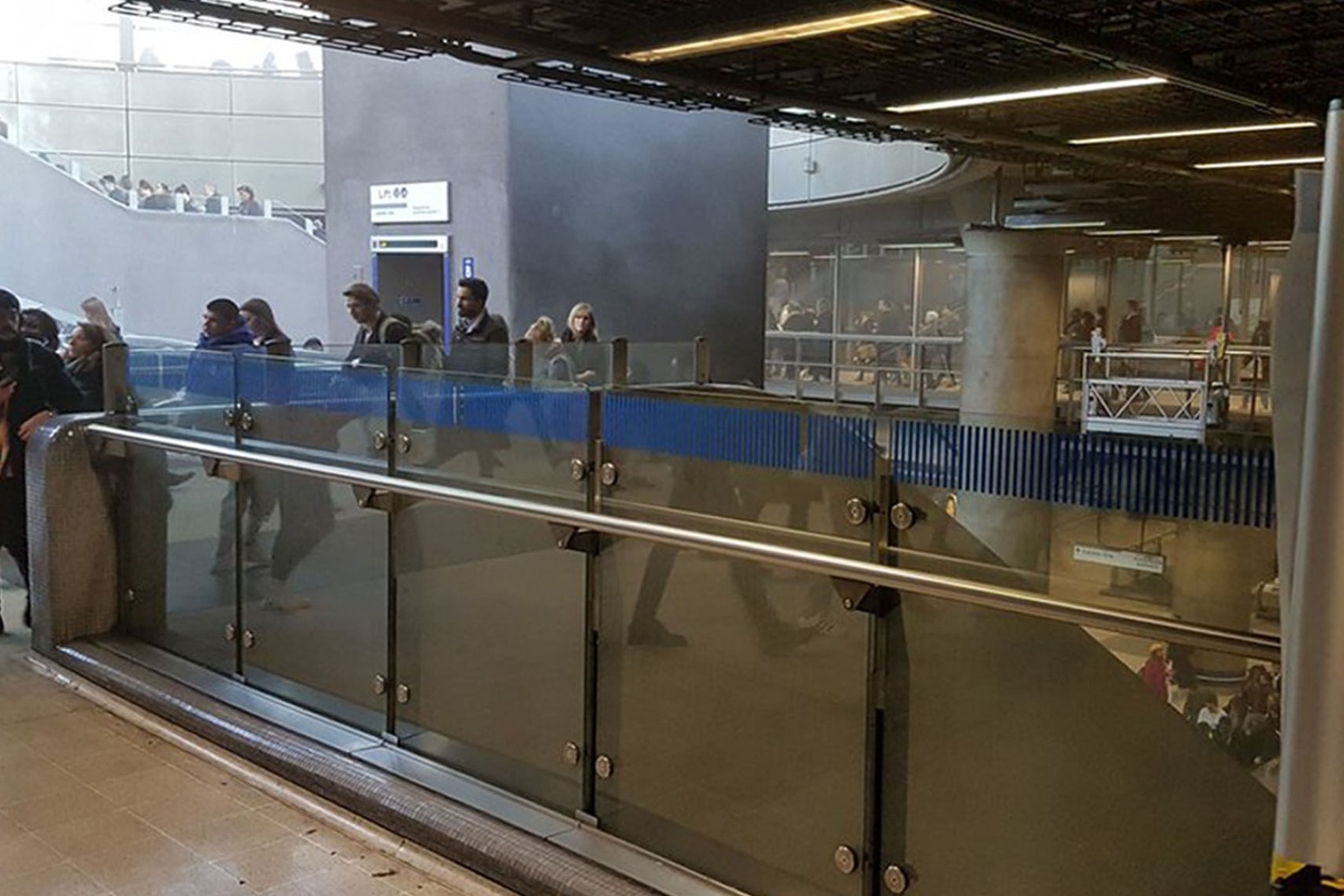 TUBE STATIONS EVACUATED DUE TO DUST CLOUD 
