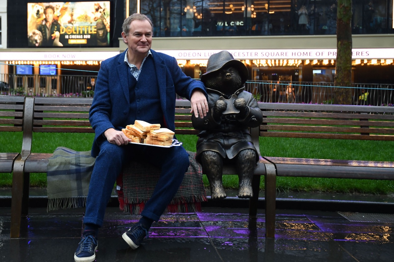 Statues celebrating a century of cinema unveiled in Leicester Square 