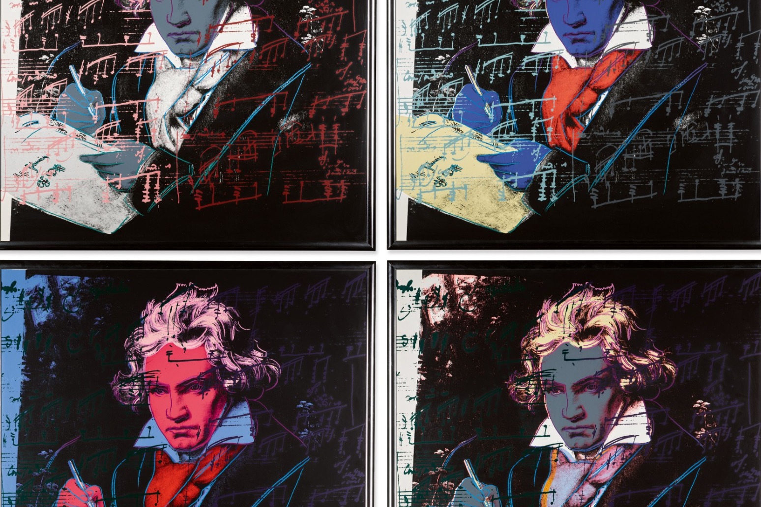 Andy Warhol screenprints of Beethoven are to go under the hammer 