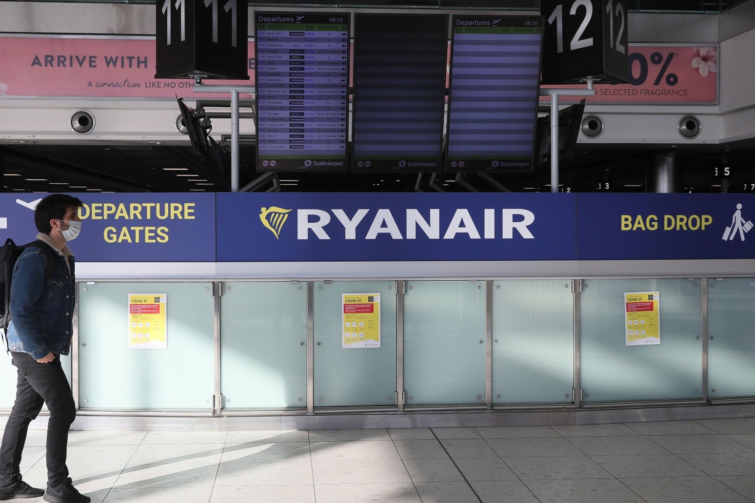 Ryanair flew just 40,000 passengers in April as flights grounded 