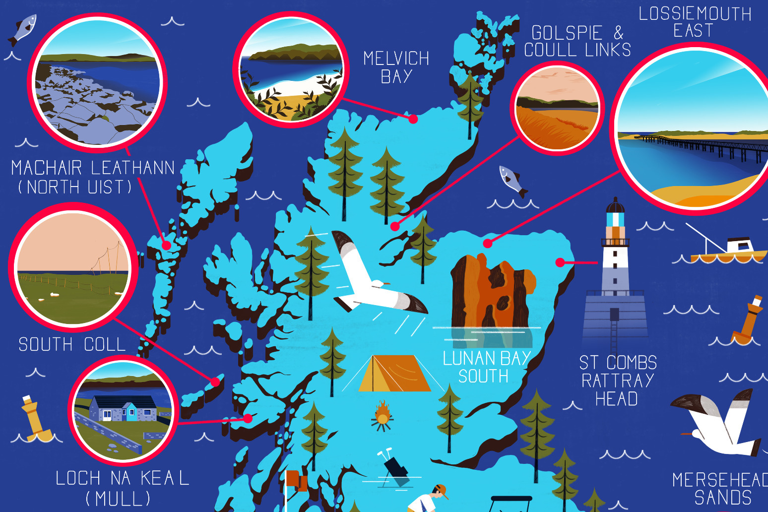 New map reveals Scotland\'s most at-risk beauty spots due to climate change 