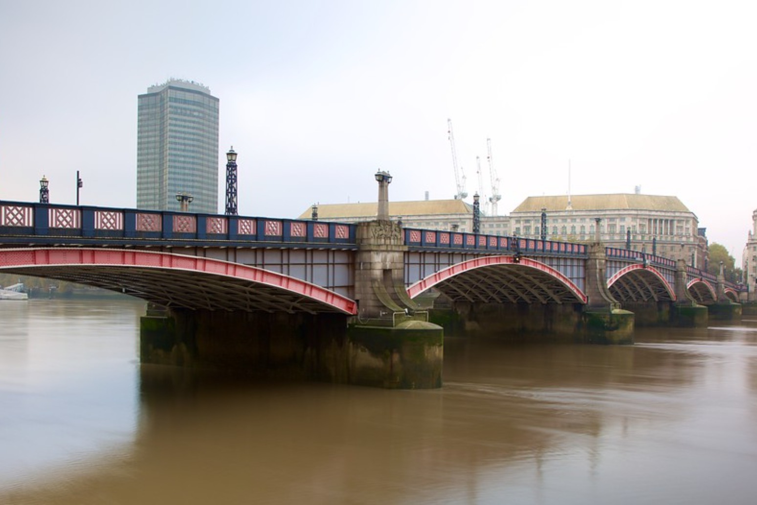 Climate activists block central London bridge 